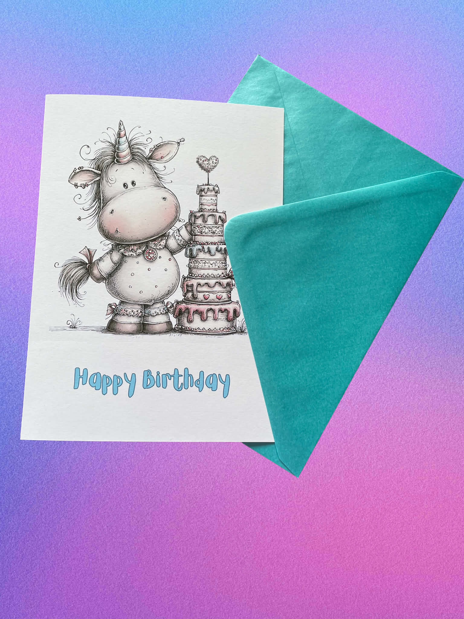 Happy Birthday Unicorn Set