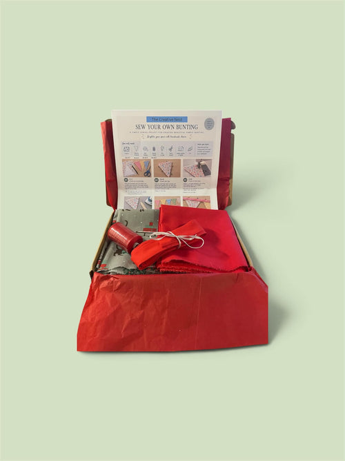 Christmas Fabric DIY Bunting Kit - sausage dogs in jumpers