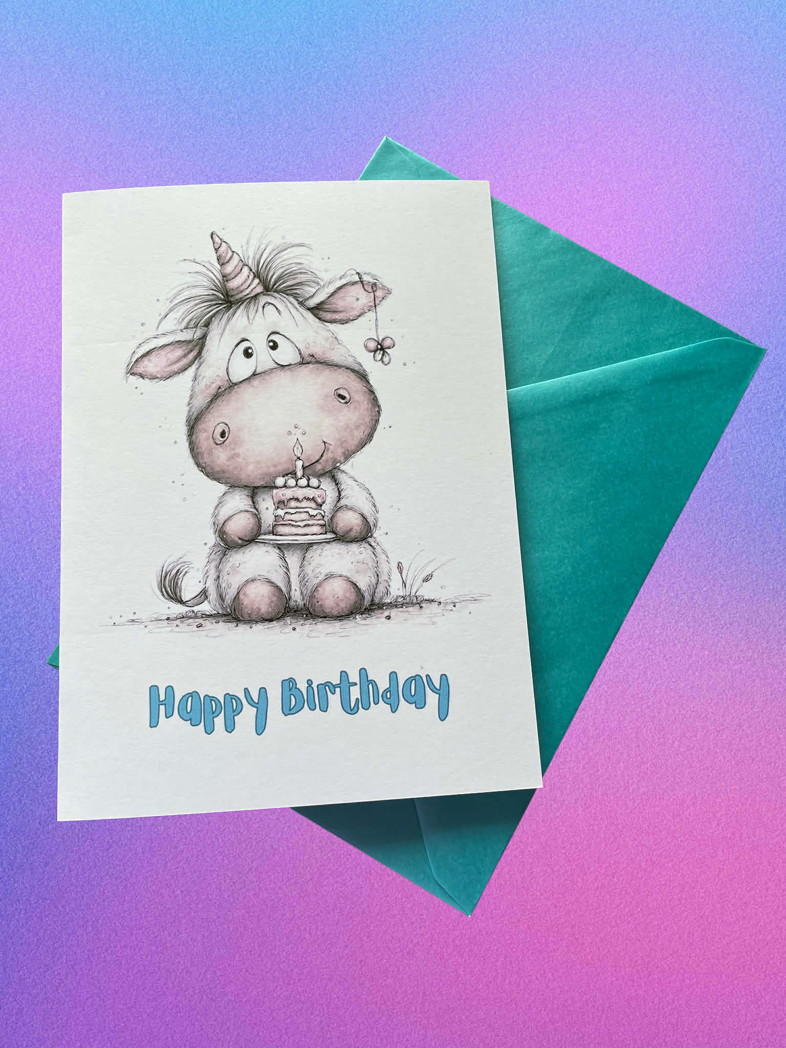 Happy Birthday Unicorn Set