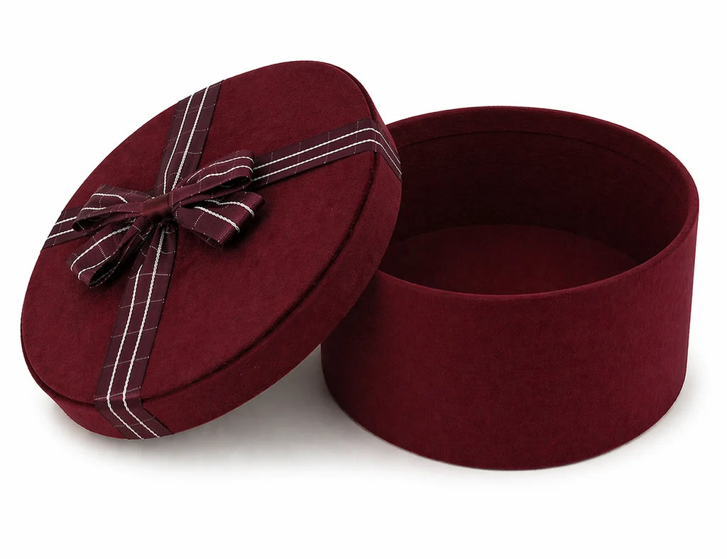 Luxury Burgundy Velvet Gift Box