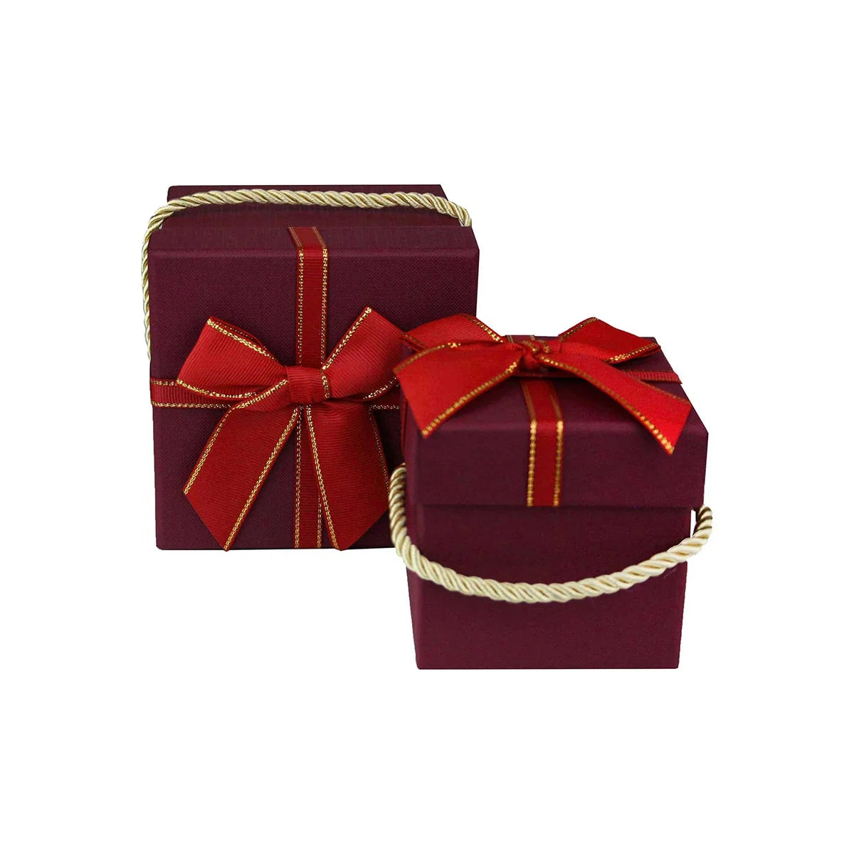 Luxury Dark Blue & Red Gift Boxes - set of 2