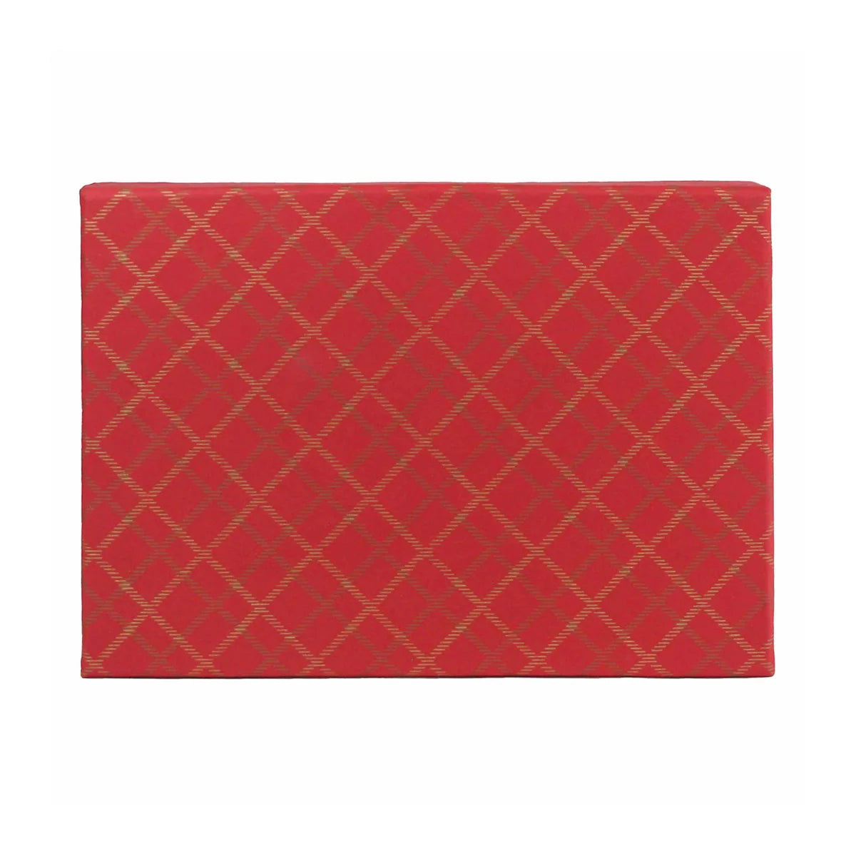 Handcrafted Chequered Green or Red Gift Box