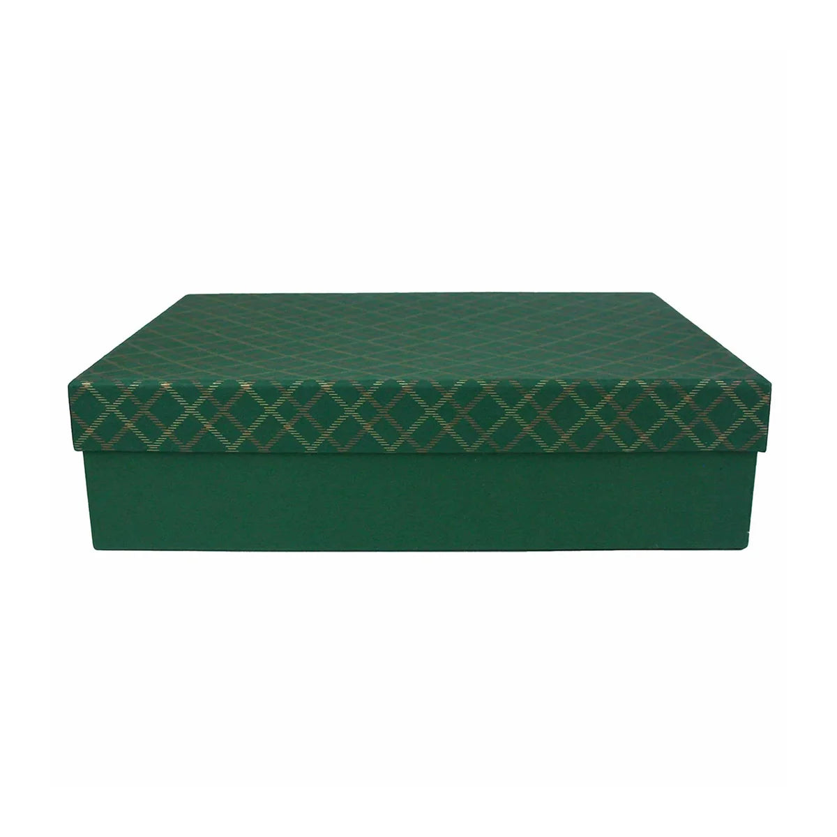 Handcrafted Chequered Green or Red Gift Box