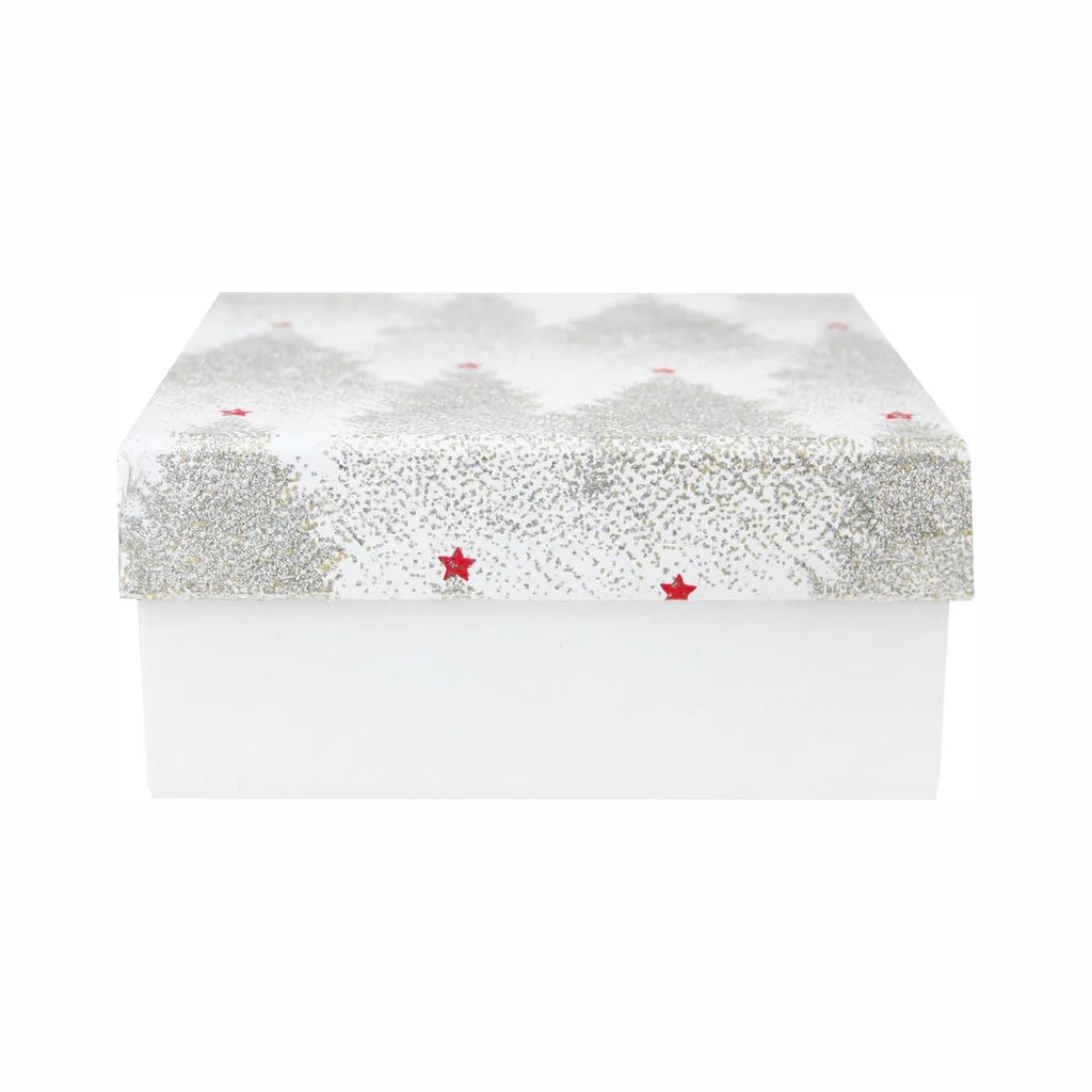Handcrafted Glittery Winter Wonderland Gift Boxes - Set of 3
