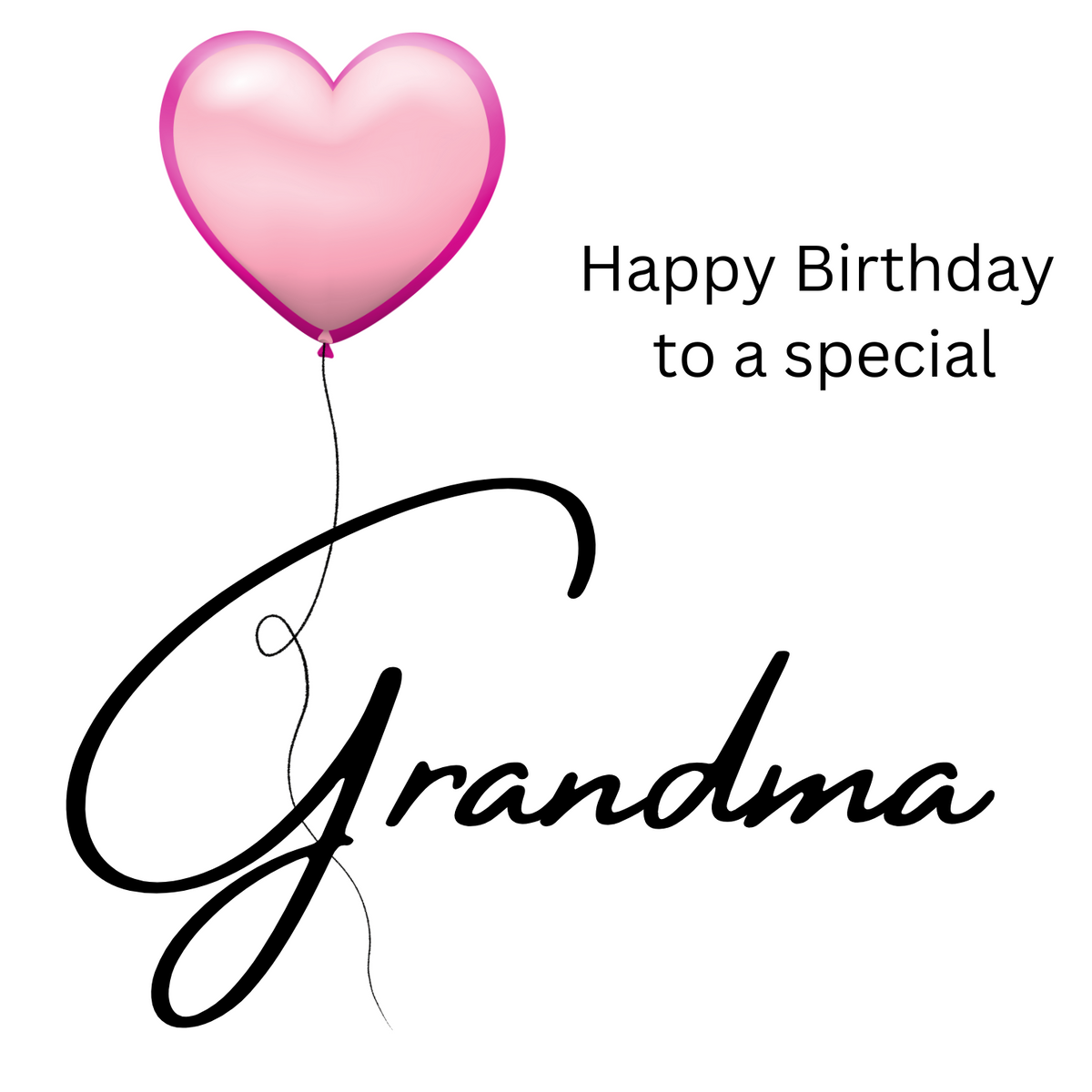 Happy Birthday Card - for family members