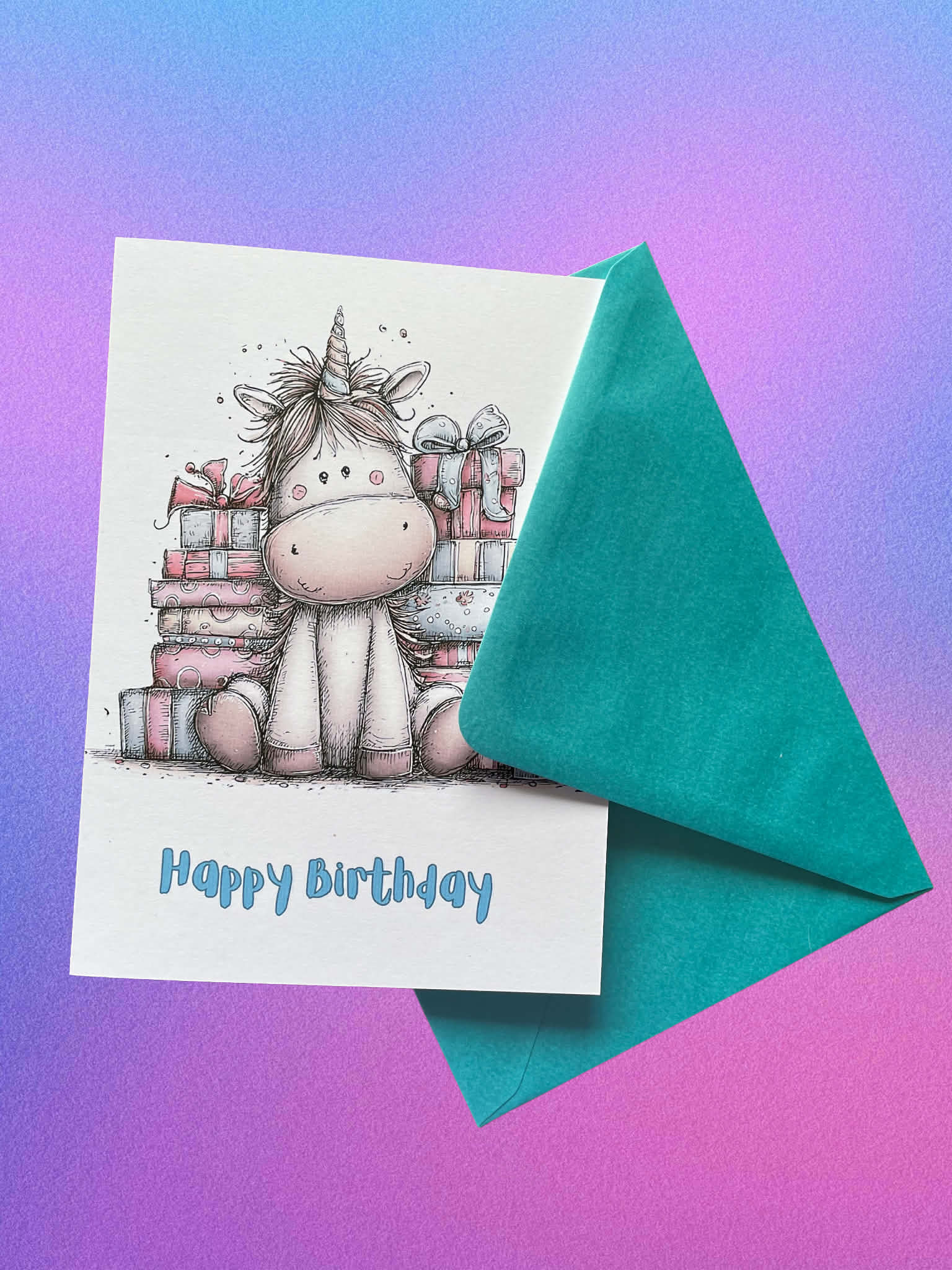 Happy Birthday Unicorn Set