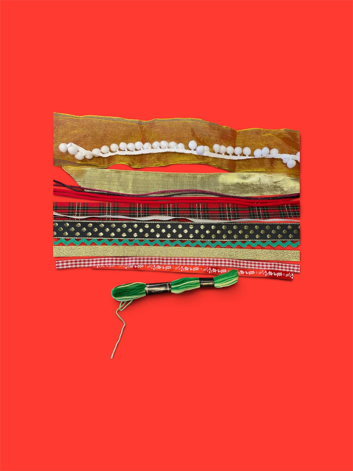 Christmas design slow stitch kit box